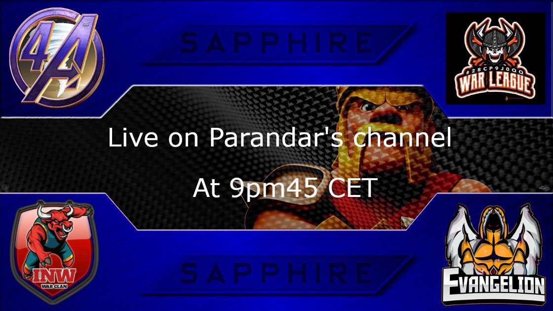 🇫🇷 Bonsoir, 

Retrouvez maintenant sur la chaîne de <a href="/parandar/">Parandar</a> la troisième journée en ligue Sapphire. Bonne soirée 🇫🇷

🇺🇸Hi,

Now, on <a href="/parandar/">Parandar</a> channel come follow 3rd round in league Sapphire.
Clash on !🇺🇸 

youtu.be/hieuf7tjH-0