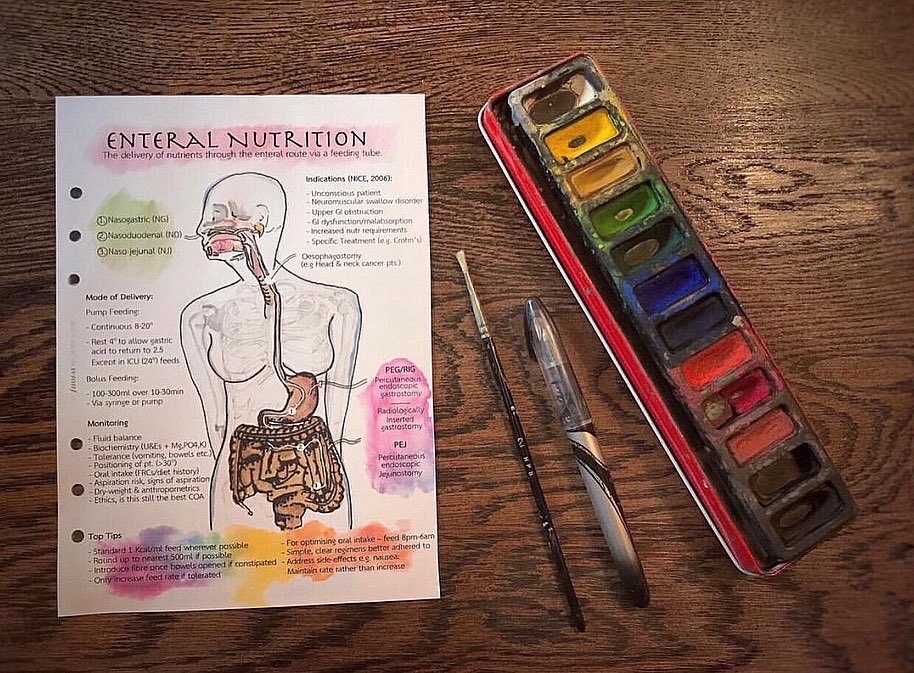 As it’s Home Artificial Nutrition week I thought I would share the very first study note I created 🎨

Thank you @HUTHKidneyDiet for raising awareness 🌈

#HomeArtificialNutrition #Awareness #EnteralNutrition #ParenteralNutrition #WhatDietitiansDo #Dietetics