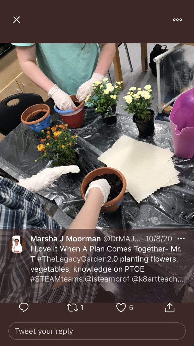 DrMAJM's tweet photo. The Legacy Garden 2.0. Learning and Kindness. Periodic Table/Acids/Bases/Soil. Promoting hope in a food desert. #stemedmagazine #STEAMteams @k8artteacher1 @isteamprof @stemedmagazine @RCSS_GA https://t.co/eOzTRnATu2