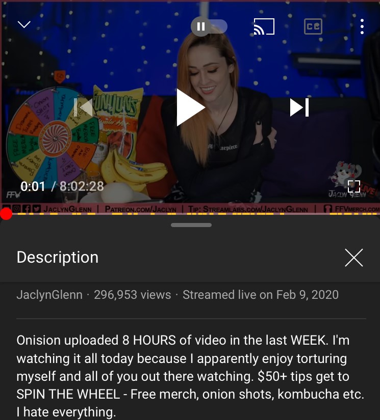 ytDingus's tweet photo. How can @JaclynGlenn criticize anyone for exploiting victims when she does an 8 hour stream watching Greg reveal personal details about Sarah? All while recieving $2k in donations and putting 35 ads on the video. Absolutely deplorable behavior! https://t.co/0DXEvA4aQ8