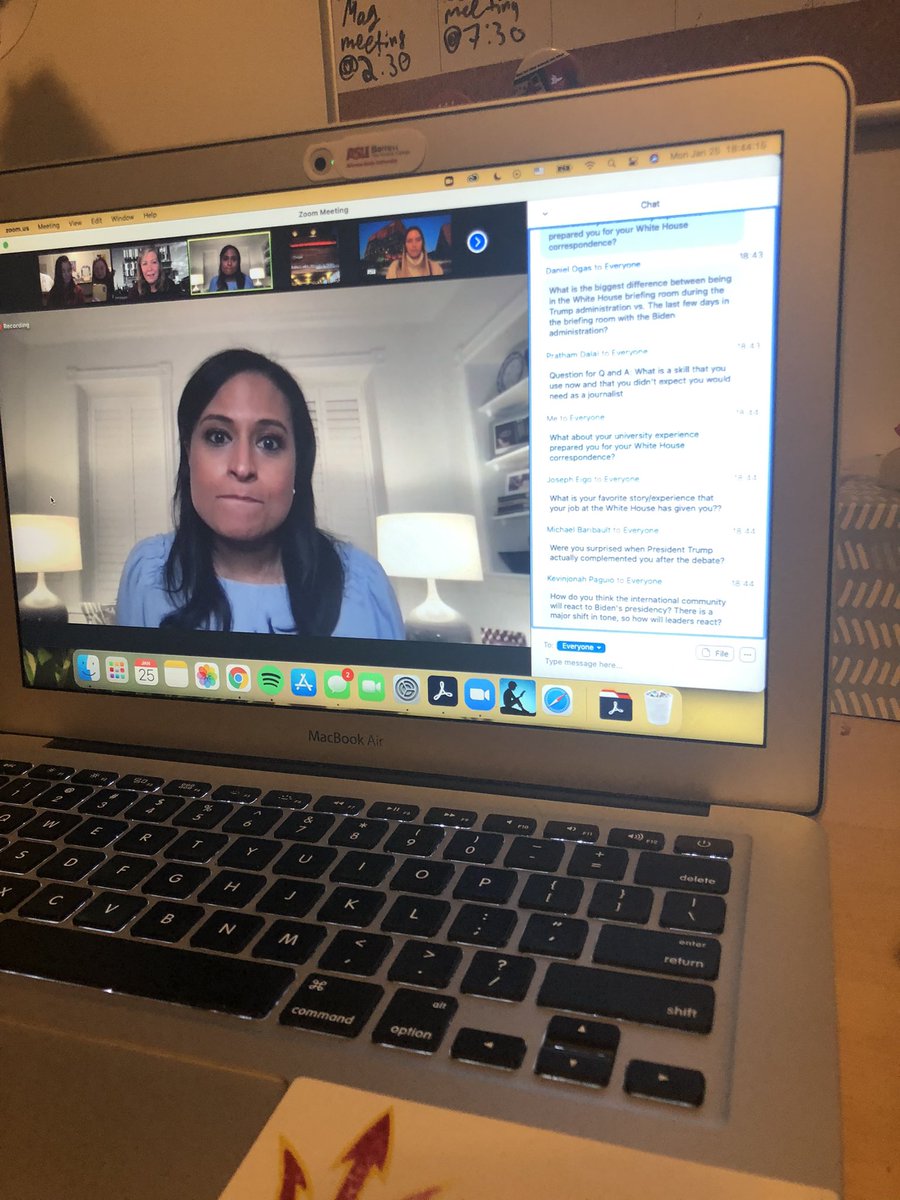 Questions are pouring into the chat