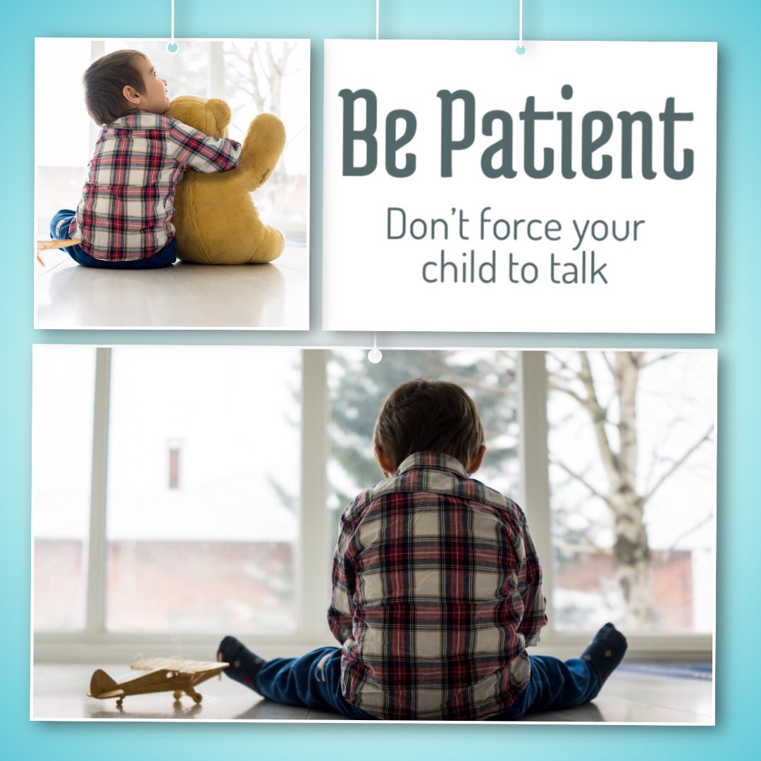 LMBruff's tweet image. Be patient. Don’t force children to talk. It may take a little time for them to feel comfortable expressing their feelings. They will be expecting you to tell them why they should not feel bad. When you openly talk about how you feel it helps them to as well.
