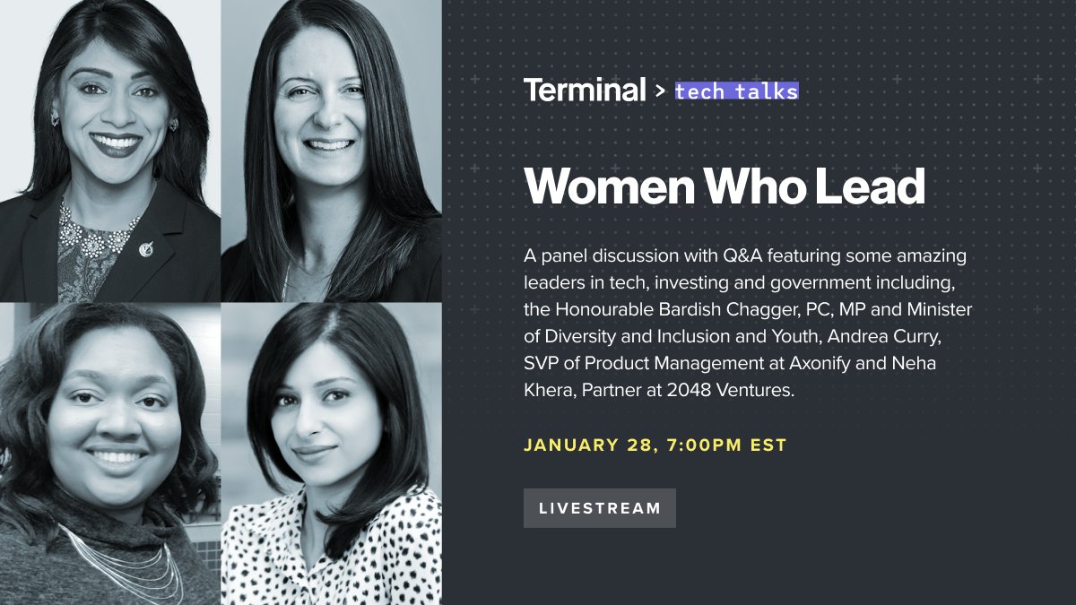 Nerds! It has been far too long since we said hi! We hope to be back soon but in the meantime you can register for this great tech talk featuring some local talent! Hosted by <a href="/JoinTerminal/">Terminal Inc.</a> 
terminal.io/tech-talks/reg…
<a href="/WaterlooENG/">Waterloo Engineering</a> #womenintech