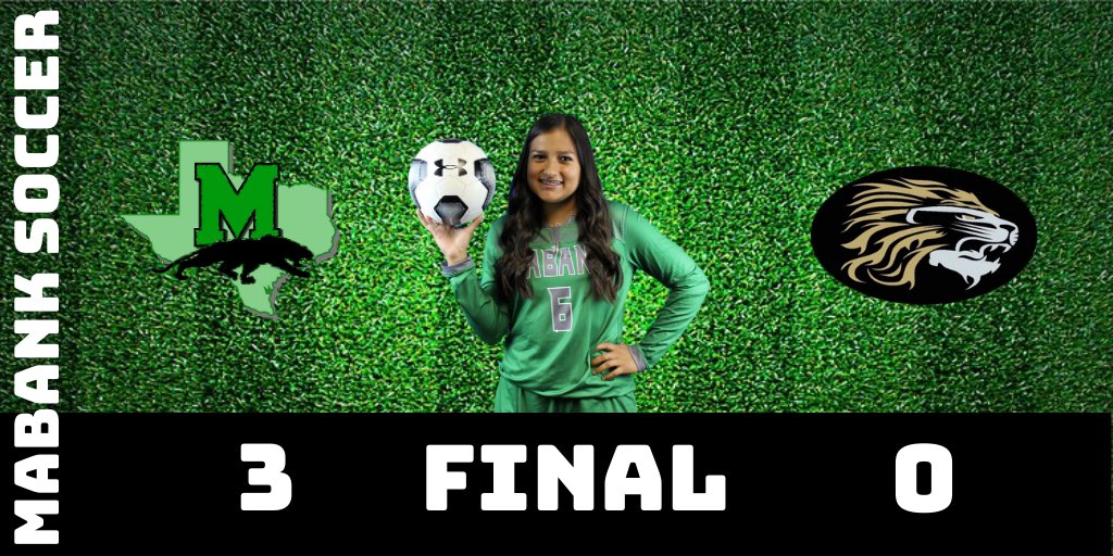 Lady panthers kick district off with a 3-0 win over Kaufman. 
Angel Anderson- 1 goal 
Brissa Dominguez- 2 assists 
Lexi Martinez- 1 goal
Makenzie Stephens- 1 goal 
#allwegot