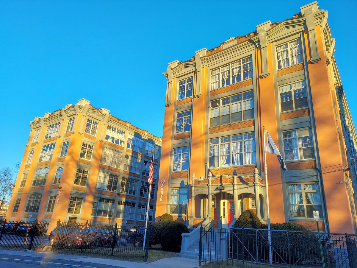 This is the Gray Telephone Station factory. It was originally built in 1913 with alterations made in the 1920s. That's poured concrete you see.