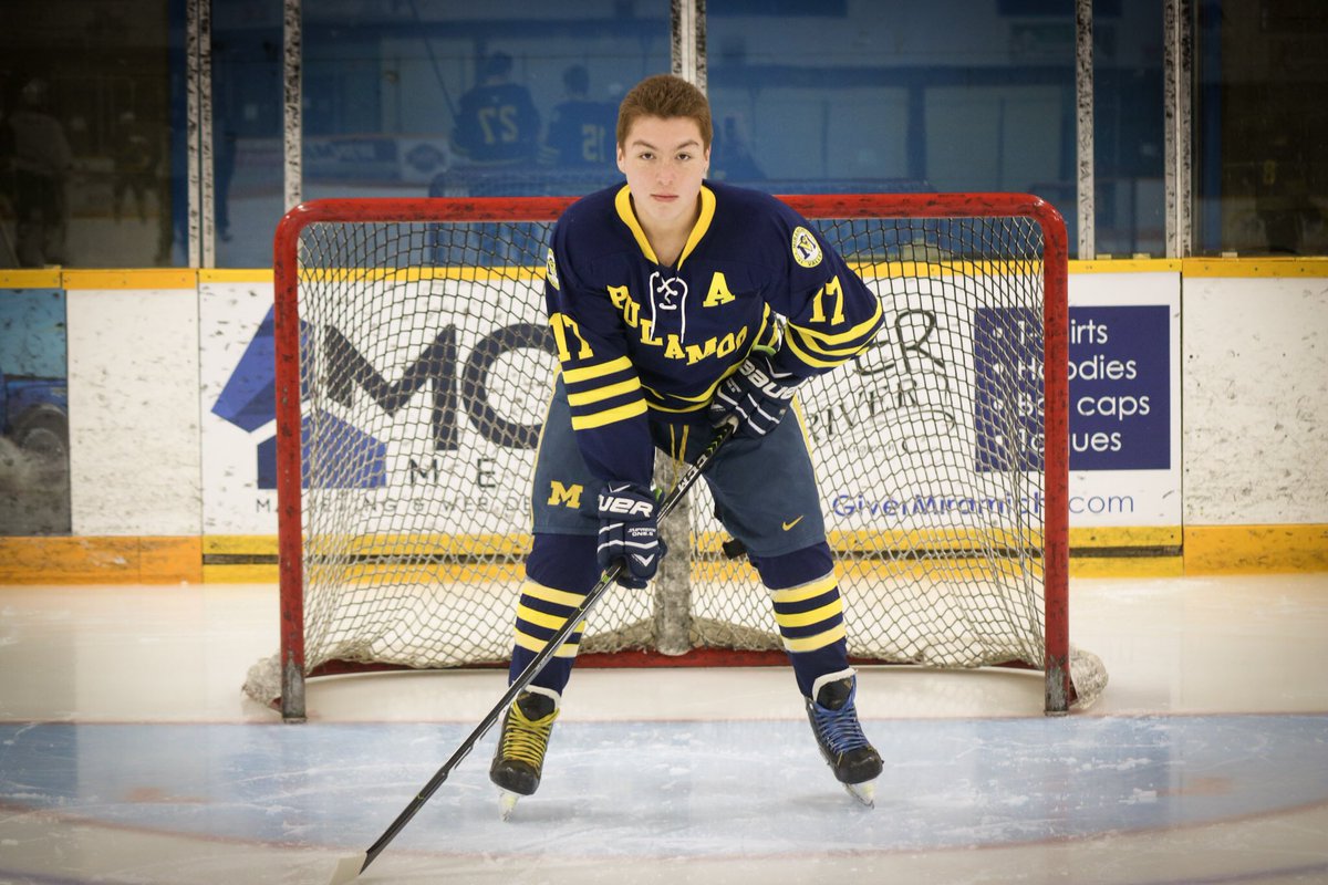 GinaKayTaylor's tweet photo. My, oh so handsome, son! This guy just loves his sports. #multiplesportsathlete #hockeylife #senioryear #hockeymom #blueandgold https://t.co/R666IjHeSH