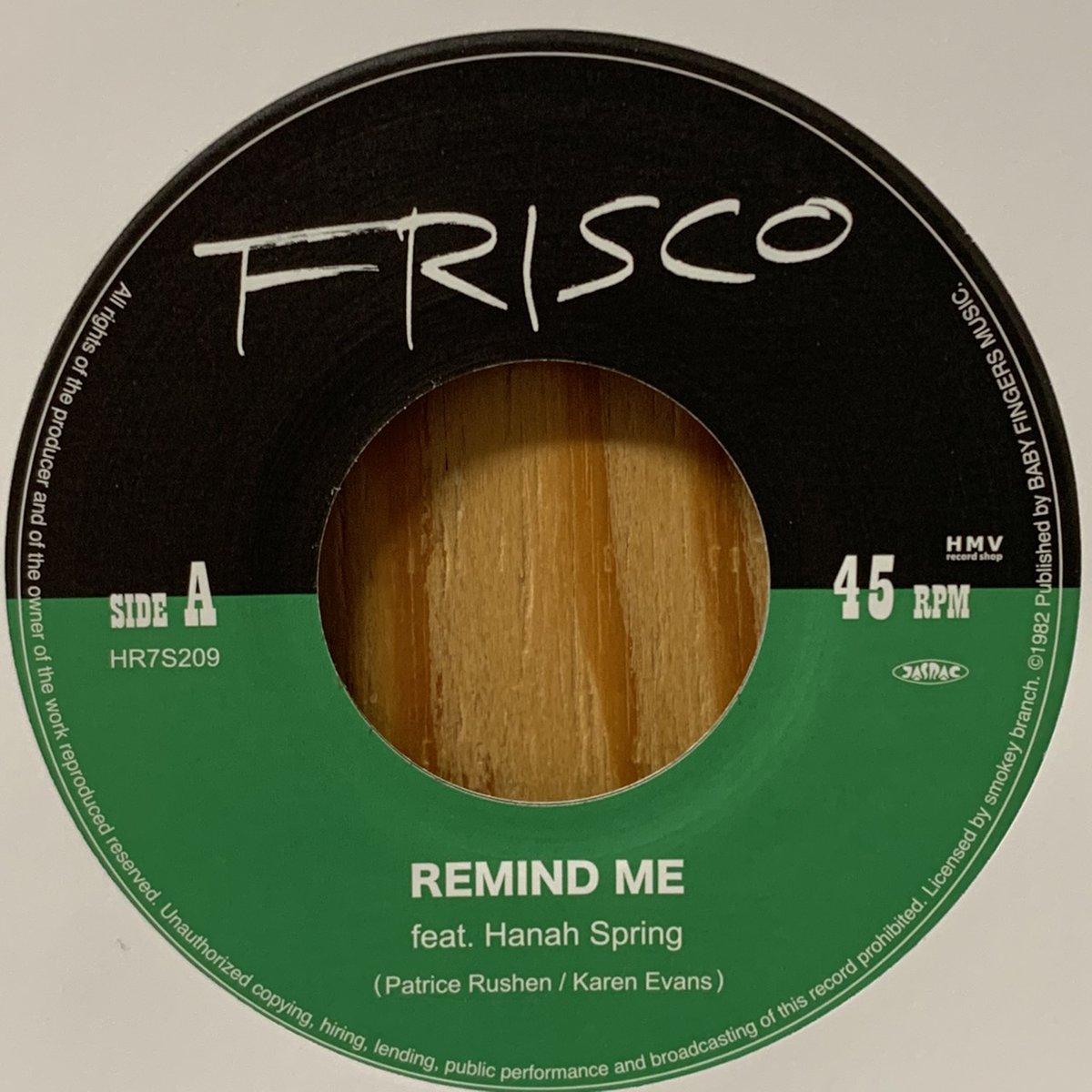 FRISCO 7インチレコード 4223 レゲエ レコード 7インチ love has found