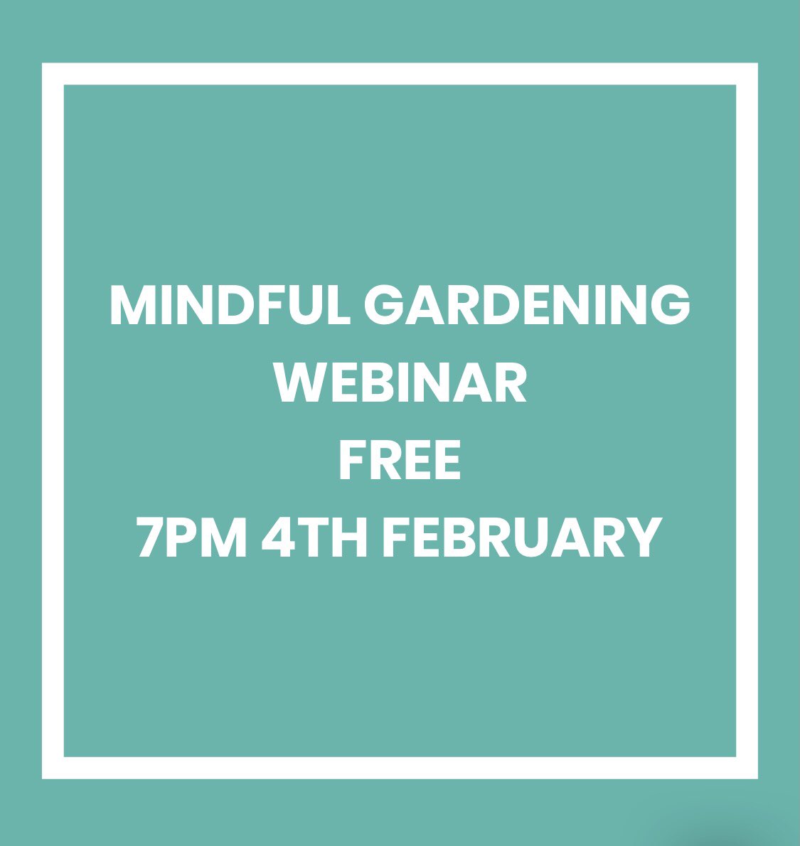 Ellen Mary (@ellenmarygarden) on Twitter photo First free webinar via my new wellbeing studio <a href="/PlantsWellbeing/">PeoplePlantsWellbeing</a> is about mindful gardening with Kendall Platt. Sign up below & join us on 4th February at 7pm...
eventbrite.co.uk/e/how-to-be-a-…
#wellbeing #gardening First free webinar via my new wellbeing studio <a href="/PlantsWellbeing/">PeoplePlantsWellbeing</a> is about mindful gardening with Kendall Platt. Sign up below & join us on 4th February at 7pm...
eventbrite.co.uk/e/how-to-be-a-…
#wellbeing #gardening