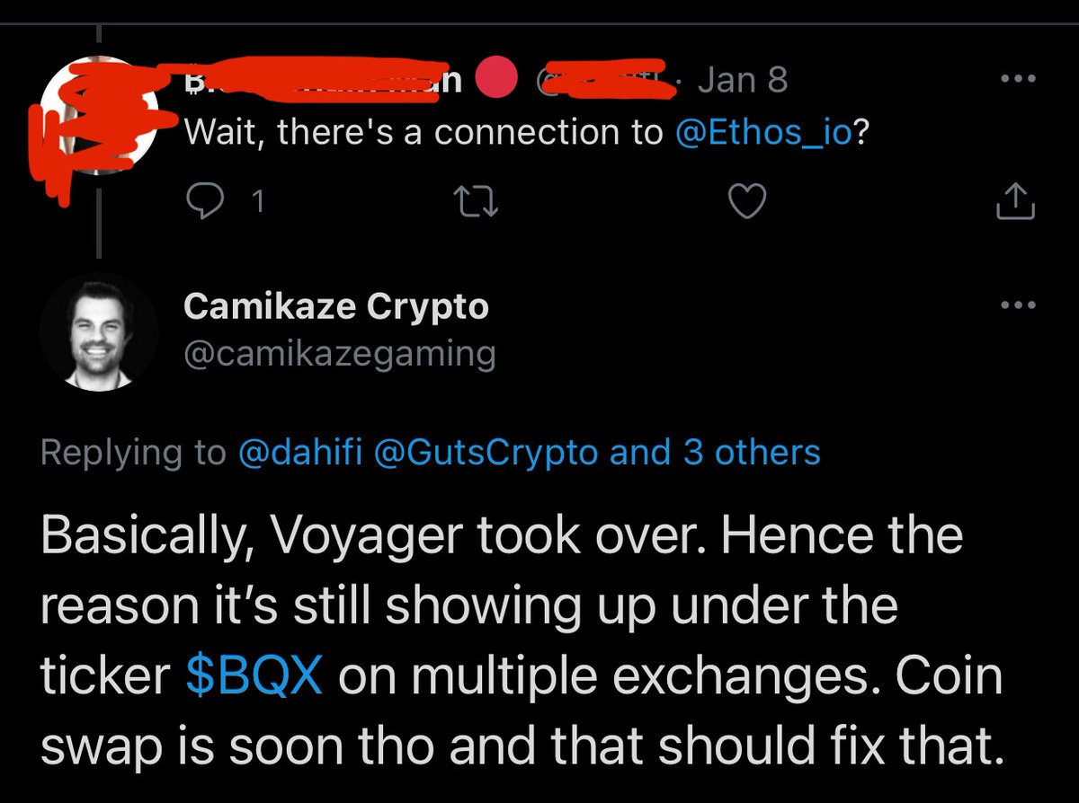 13/There is still massive friction from the  $BQX ticke on Binance, the only other place to buy  $VGX besides Voyager. This is supposed to be updated soon and will enhance name recognition. Branding matters!