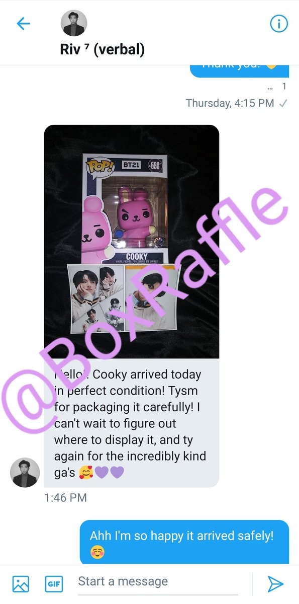 BoxRaffle's tweet photo. Winner received their prize! π€ππ«
#BoxRaffleProof https://t.co/50skVXY7Em