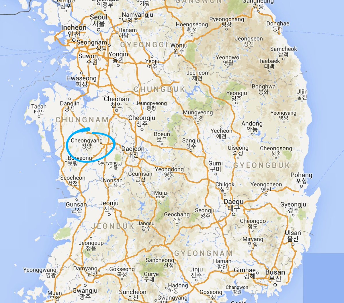 Cheongyang county in Chungcheong province, however, had other ideas. The county funded research projects to "prove" the true origins of cheongyang. "While no clear records indicate this, it is definitely the variety taken from Cheongyang."  https://biz.chosun.com/site/data/html_dir/2007/04/05/2007040500987.html