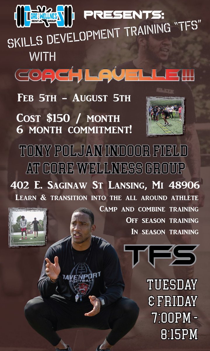 Lansing we are back and will be kicking off off our in-season and off- season training for all sports! All the information you need is here, if there is anything else you need don’t hesitate to contact me. #eliteperformance #elitelifestyle #trainforsuccess #lansingbread #ltown