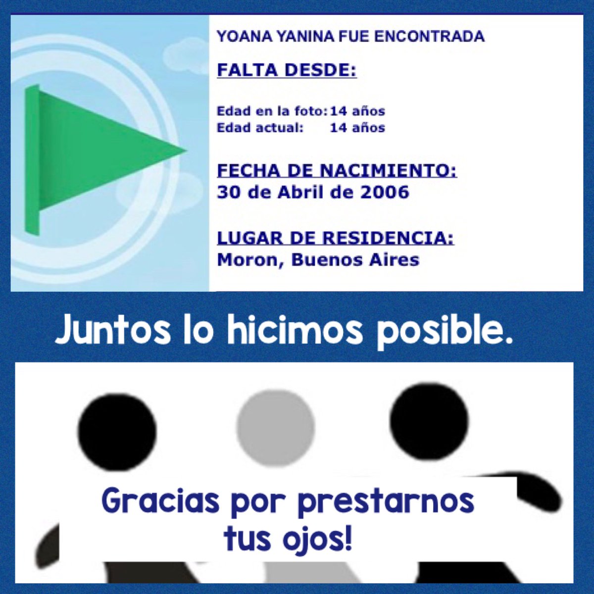 Missing Children Arg tweet media