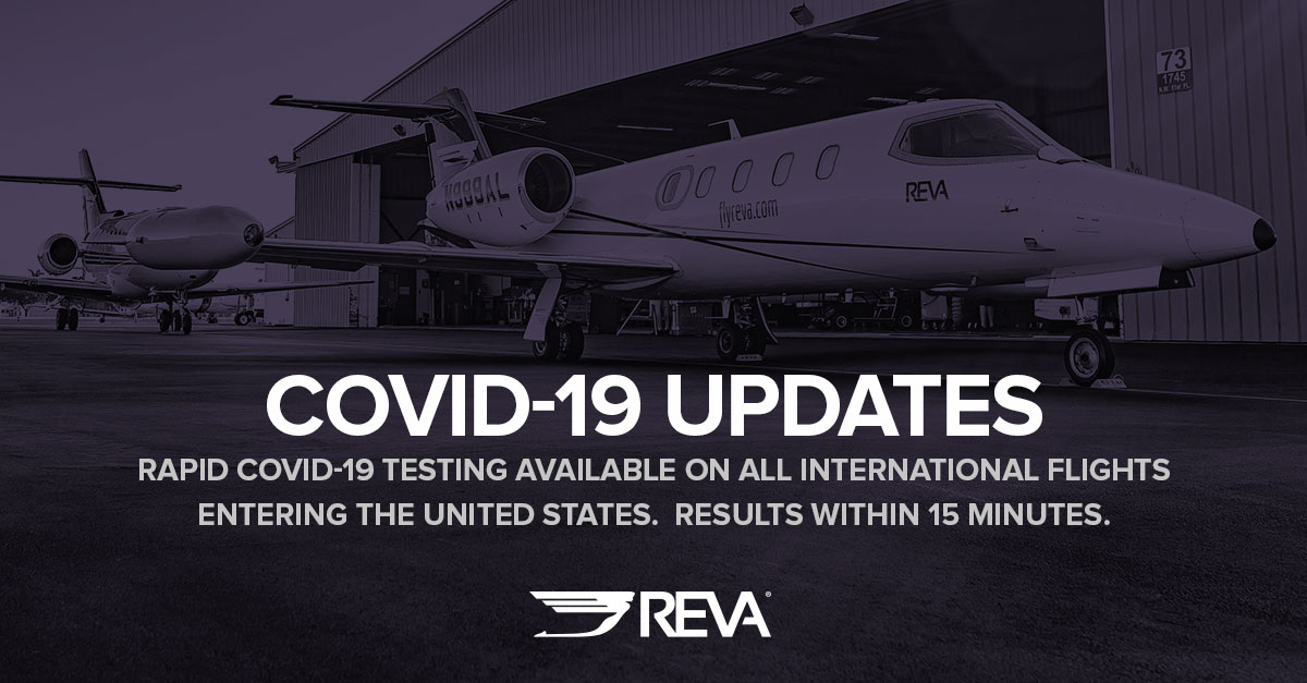 <a href="/REVAInc/">REVA, Inc.</a> now offers COVID-19 rapid viral antigen testing for international patients and/or passengers entering the United States.  bit.ly/3iJianP

#flyreva #covid19updates #news #airambulance #covid19 #covidtesting #internationalflights