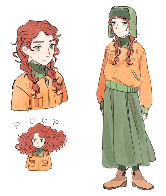 (1/2)
after talking to basu about gebderbends i became obsessed with the idea that wouldn't leave me alone until i finally drew it. erica is her wife 