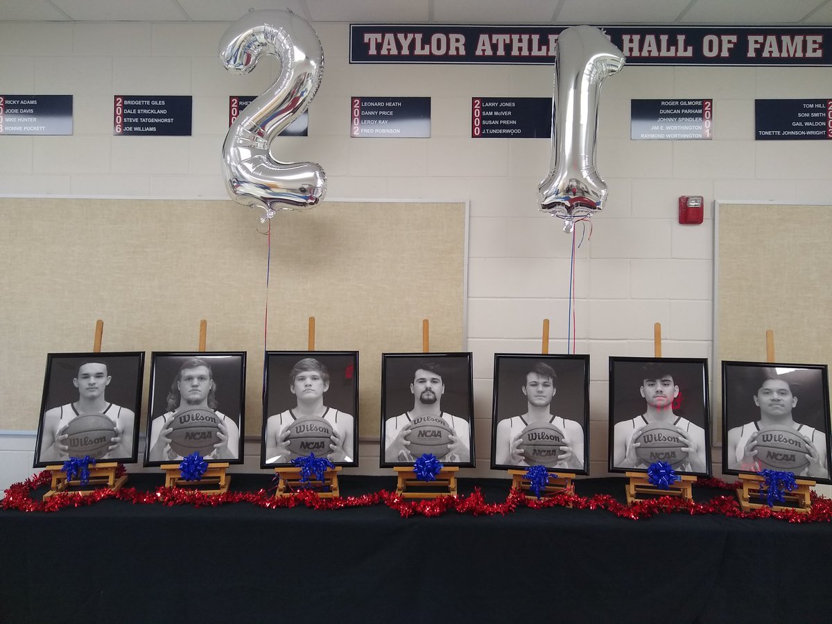 Gearing up for senior night at Taylor! So proud of these girls and boys and all the hard work they have put into this season! Let's Go Wildcats ❤️📣🐾🏀💙 <a href="/TMHSWildcats/">Taylor Middle-High</a> <a href="/athletics_high/">Taylor High Athletics</a>