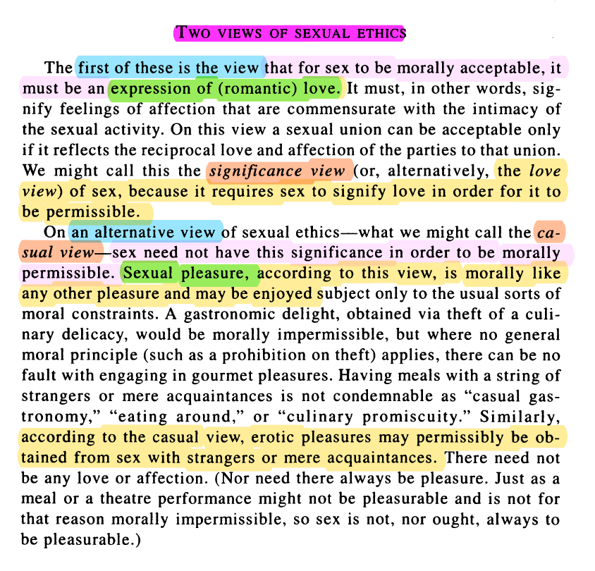 This atheist logic of promoting hedonism also permits things like rape, bestiality, and child molestation.Atheist philosopher David Benatar explains those who promote "sexual liberation" open the doors to rape as a "human right".Source:  https://www.jstor.org/stable/40441324&nbsp;