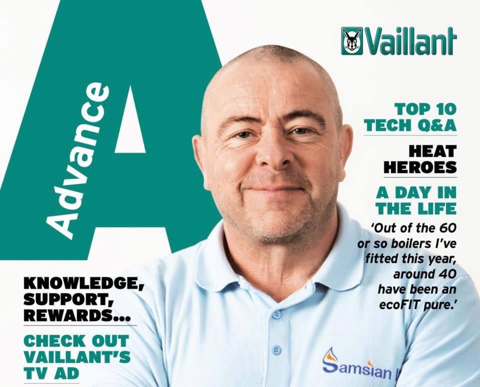 Happy 3 year anniversary to the <a href="/vaillantuk/">Vaillant UK</a> magazine &amp; its first front cover the #KingOfMerch the #InstallerImperator the #BoilerBoss ... <a href="/SAMSIANGAS/">Samsian Ltd</a>