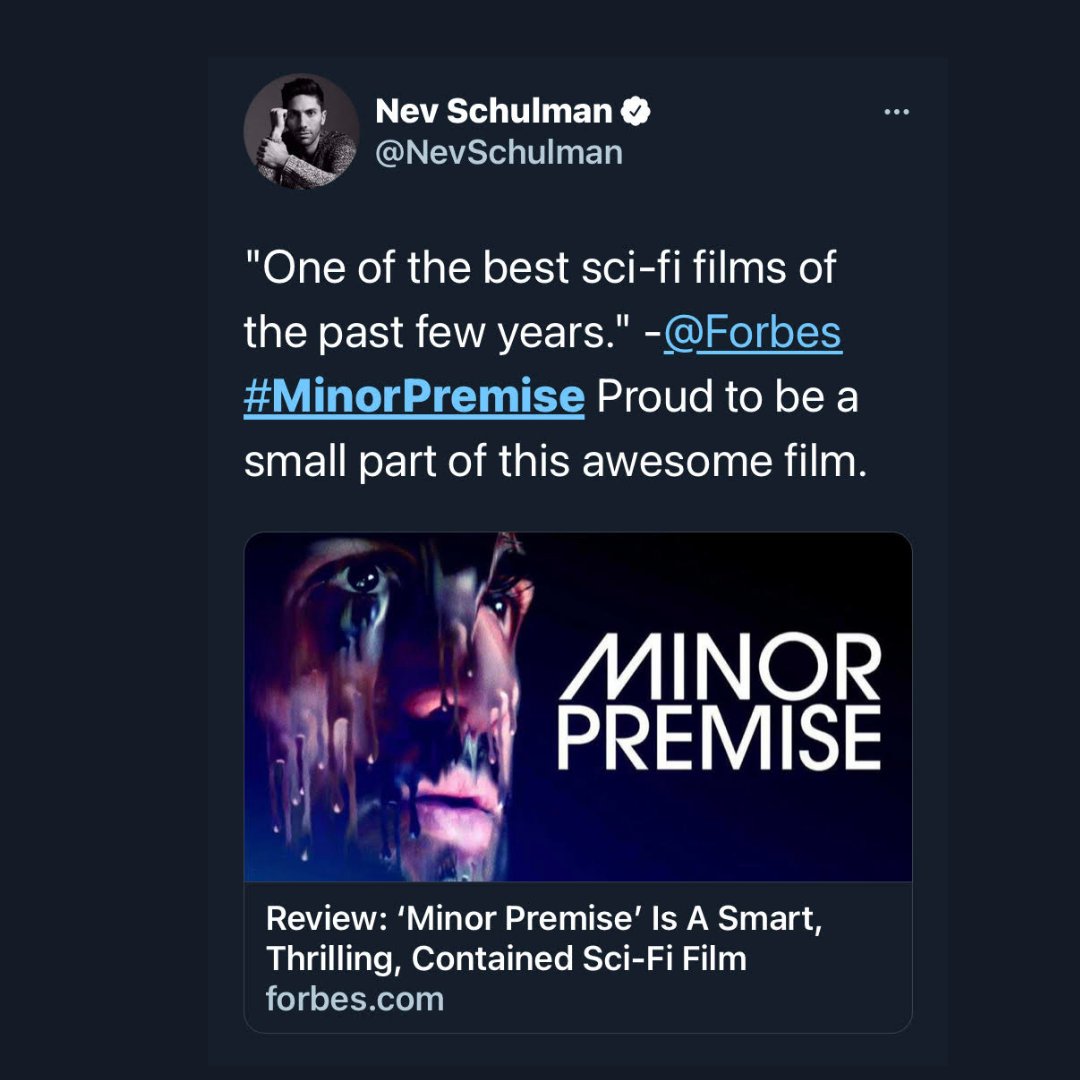 IPH_clt's tweet photo. Minor Premise, Directed by Eric Schultz, is still available in our #VirtualScreeningRoom. Click the link in the bio to learn how to view this film for only $5! https://t.co/PakMiBO7Ld