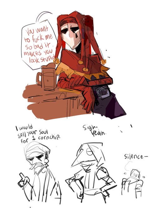 Here are my 4 favorite Darkest dungeon character since no one has ever asked. 