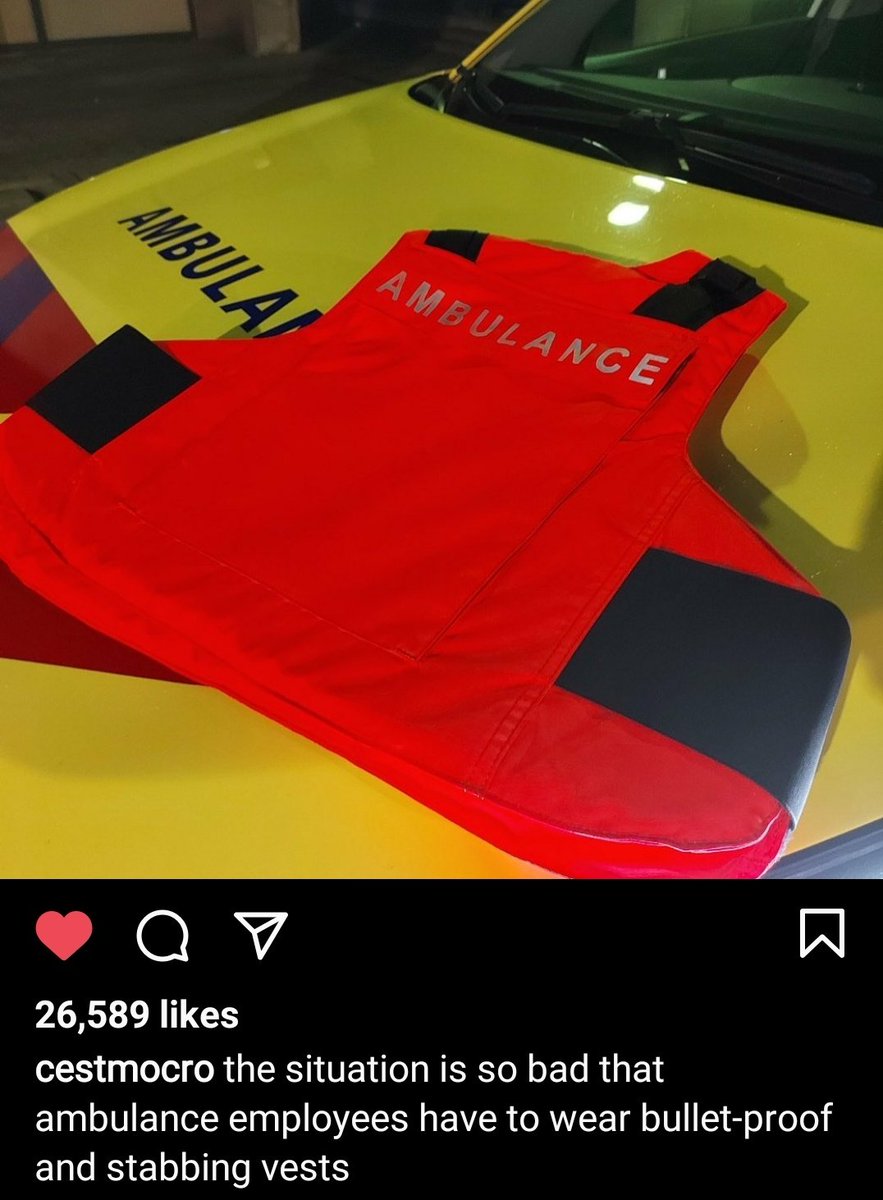 No offense, but America 2.0? Emergency medical technicians and paramedics literally have to wear bulletproof vests because of these people. The people that are here to safe people, aren't safe, what the heck?