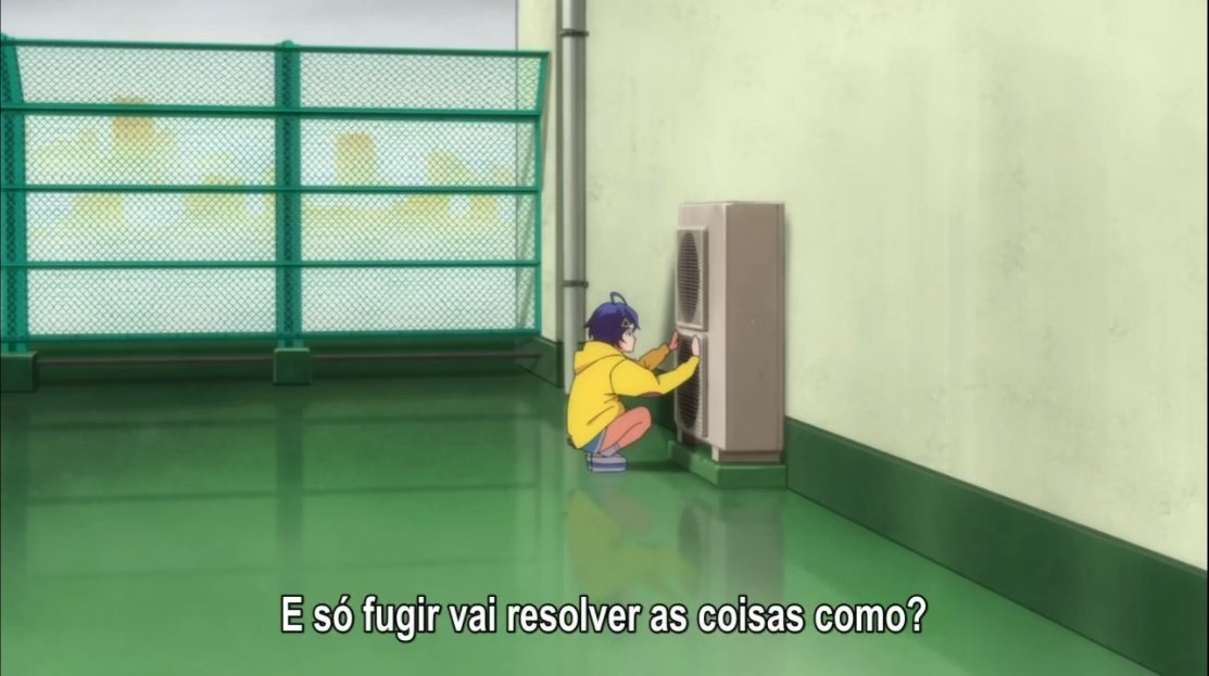 animesinjapan's tweet image. Falar é tão fácil 😔 

(Wonder Egg Priority)