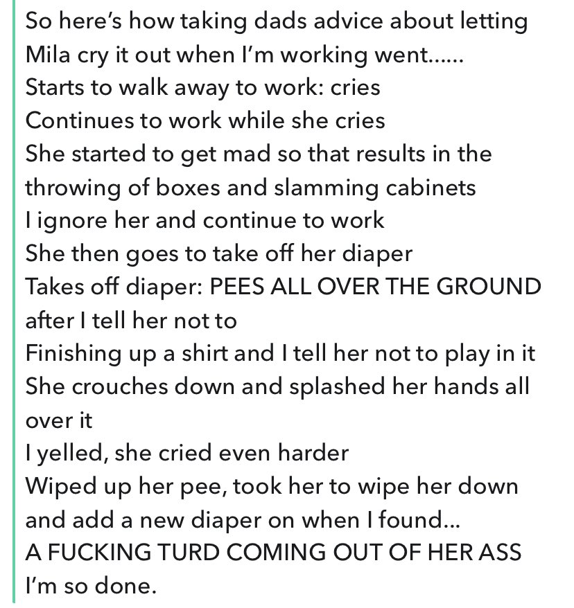 m_stover13's tweet photo. If anyone wanted to know what it was like to parent a 1 year old.. here’s my adventure of the day. https://t.co/1IqgC7O5Gb