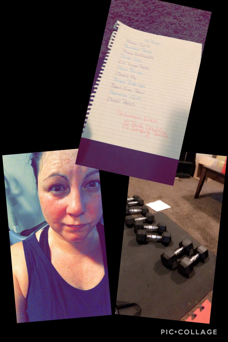KOLcharmer's tweet photo. Cardio is Hardio @ThePegF #basementworkouts #workbitch 💪🔥🤬👙 https://t.co/JSABmoHEZT