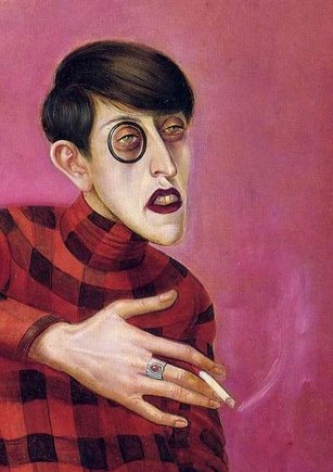 Portrait of Sylvia Von Harden by Otto Dix #art #artist #ottodix