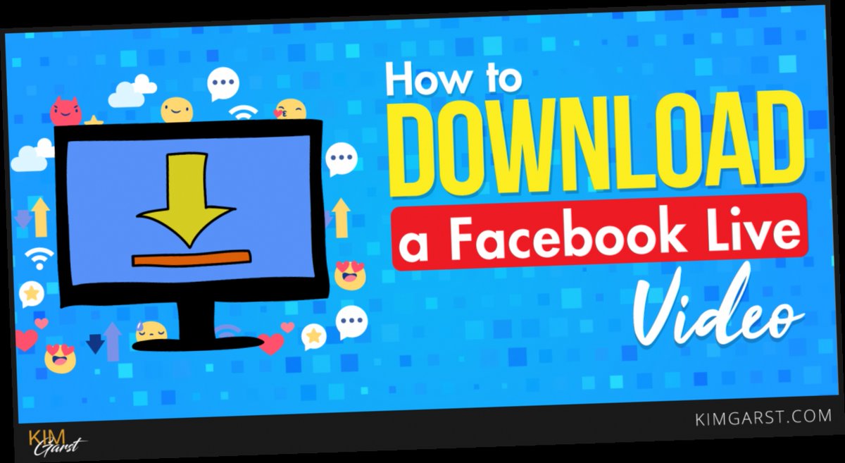 facebook live download video file / Twitter