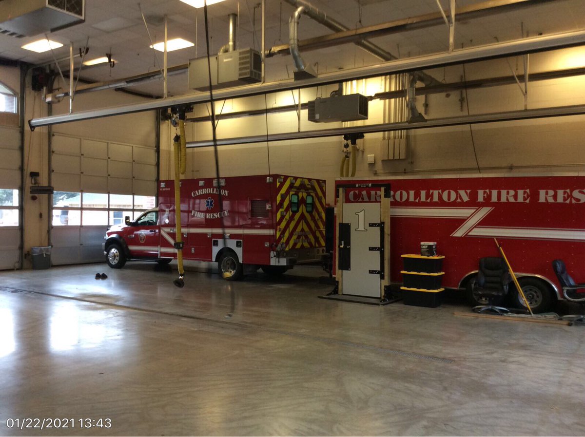 OfNorthDallas's tweet photo. We are doing our part to help keep our first responders safe by proactively sanitizing and fogging all of the Carrollton Fire departments. We are so thankful for ALL they do for our community! #CarrolltonTX #CertifiedSERVPROCleaned https://t.co/WPydH0u7ge