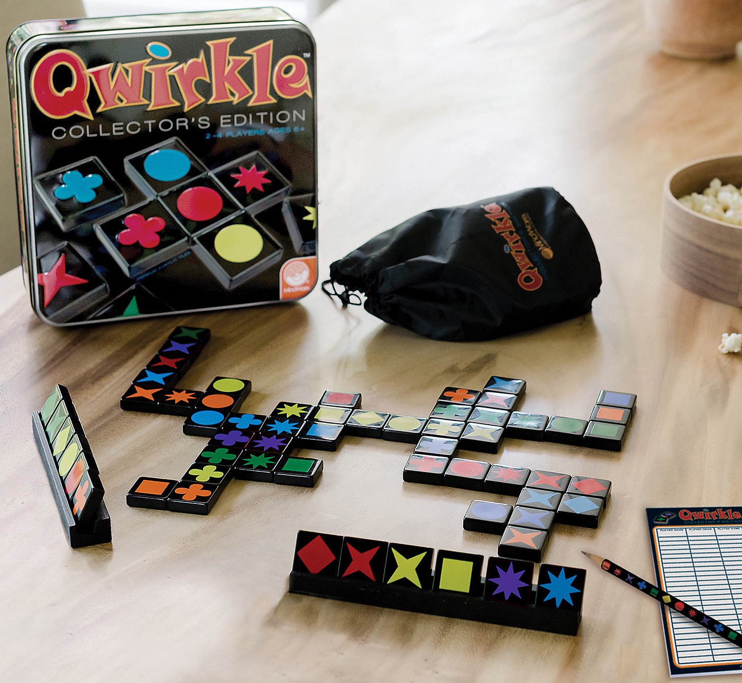 Boardgamegeek At The End Of Mindwaretoys Released A Collector S Edition Of Qwirkle From Ideaduck With Acrylic Tiles Instead Of Wooden Ones Schmidt Spiele Plans To Release This As A