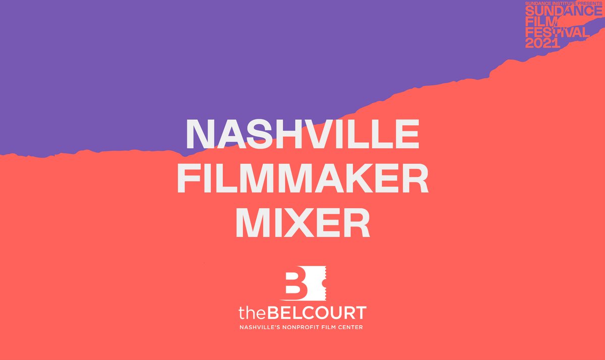 Belcourt's tweet photo. Join us for one of our #BeyondFilm events too! First up, if you work in film in any capacity, join us along with the @NashFilmGuild on Wed, Jan 27, 7pm for a casual virtual mixer to kick off @sundancefest. More info + RSVP here > https://t.co/ODGt6xUi3W https://t.co/PlbAjSeESi