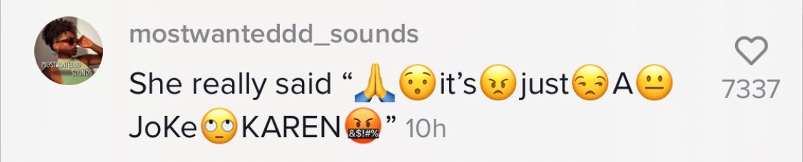 With origins in Dirty Chain Texts, the best line of a TikTok can and will be recreated like an EmojiRollercoaster of emotion in the comments  https://blog.emojipedia.org/what-happens-in-the-tiktok-comments/