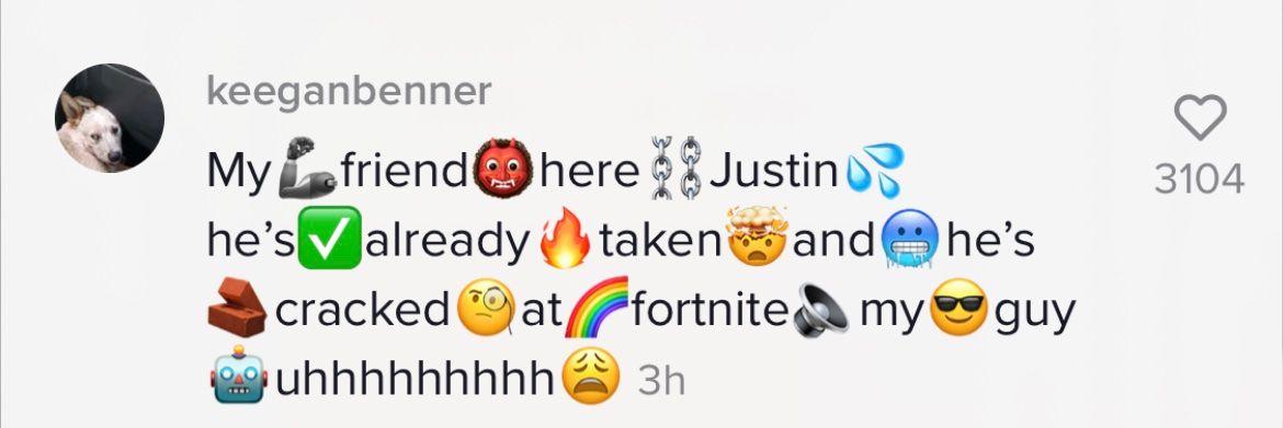 With origins in Dirty Chain Texts, the best line of a TikTok can and will be recreated like an EmojiRollercoaster of emotion in the comments  https://blog.emojipedia.org/what-happens-in-the-tiktok-comments/