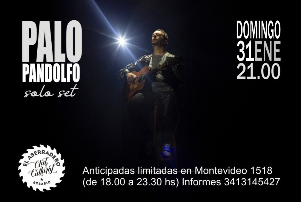 palopandolfo's tweet photo. Amiguit@s : vuelvo a la ruta electroacústica !!!
Este finde arranca el jueves en @PetalosDeSol  y sábado @opcioncmusicas #Córdoba y termina el domingo en @RestBAserradero #Rosario 
Muy contento de anunciarles estos recitales : https://t.co/gx2QDMFQr7