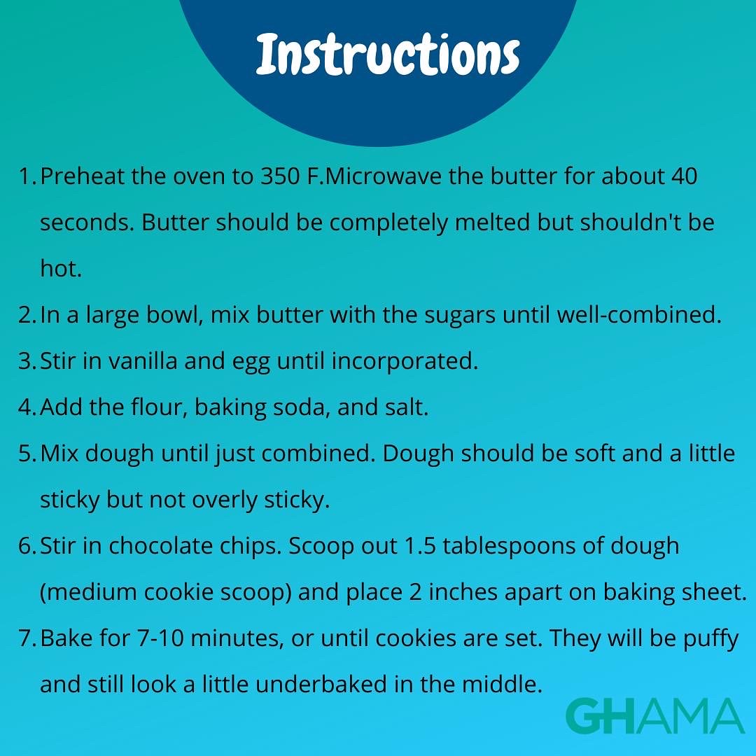 GHadvertising's tweet photo. 1st DIY: We want to help students can practice mindfulness by treating you to this recipe for chocolate chip cookies! Did you know that baking puts your consciousness in the present, while you also get a tasty reward afterwards! 🍪 https://t.co/v87H6pAROB