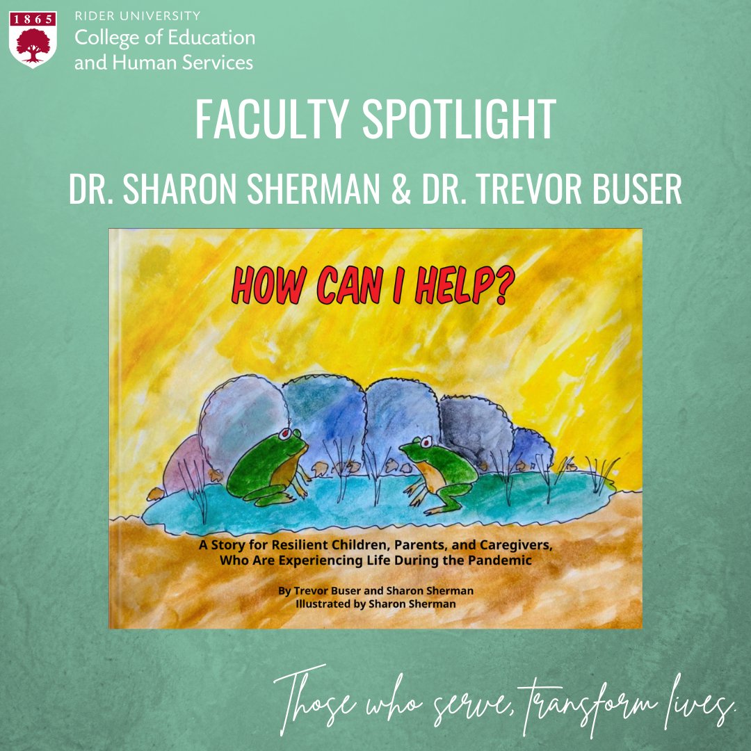 RiderCEHS's tweet photo. FACULTY SPOTLIGHT!
Dr. @sharonjsherman &amp; Dr. @tjay06 released a new book "How Can I Help?" aims to help children understand what the world is like in 2020 &amp; the impact of the pandemic. Version 1: https://t.co/NUMUwh4r9Y Differentiated Learning Version: https://t.co/nWH6jpzFhF https://t.co/IZ4sEP07QC