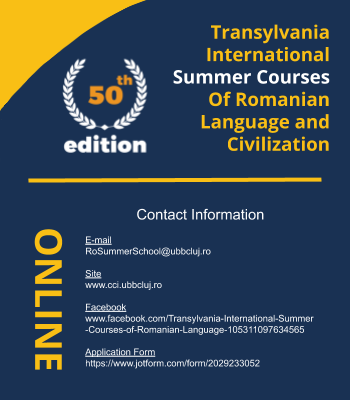 suuabroad's tweet photo. Babes-Bolyai University is announcing their exciting new online workshop for student all around the world to study the Romanian Language, as well as Romanian culture and civilization! The workshop takes place between July 19 through August 6. Don't miss out, apply by July 15! https://t.co/rAbphlsqDP
