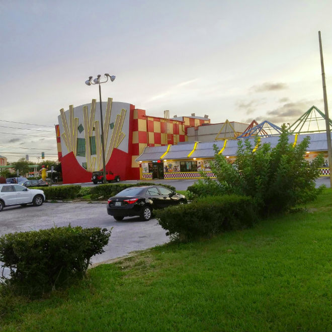 the modern location has done its best to marry its original spirit with a less cluttered sensibility. still, some can't help but mourn the sheer chaos that once was the world's largest entertainment mcdonald's.at the very least, both proudly bear the title of "nonstandard"