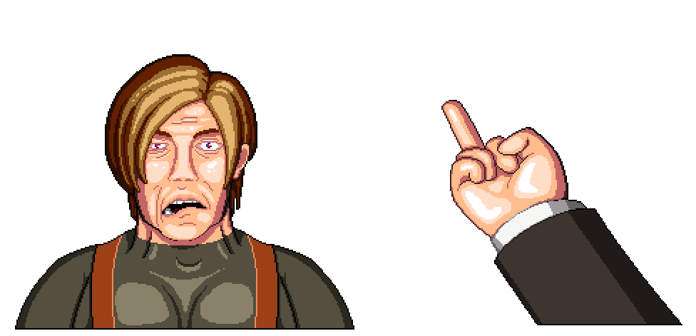 Here's some noticeable sprites from fights after the music video