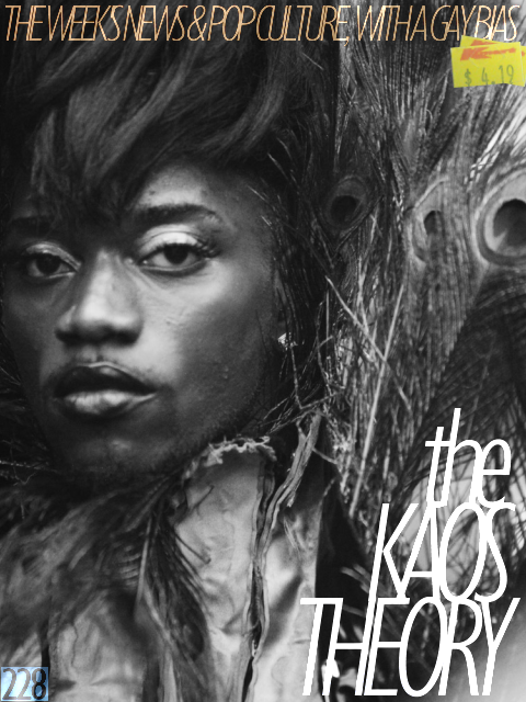 kaospheric's tweet photo. From the archive 🗃️ THE KAOS THEORY Issue 228 🗞️ https://t.co/zYUNeZKVTS #LGBT🏳️‍🌈 #LGBTQ 🔺 #KAOS🌐 #Resist ✊🏿 #BlackLivesMatter #MauriceTomlinson 🇯🇲 #JoivanWade #CharlieCarver 📺 #JulianHernandez 📽️ #LeonLopez #KehindeWiley 🎨 #Mapplethorpe 📷 #DougLocke 🎤 #Hustlaball💦 https://t.co/xc6ERJujow