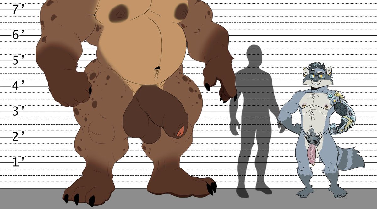 pafcakes's tweet photo. And hey, now that I got refs, I can do a proper size comparison! You guys just get in here, stand up against the wall, and uh...

huh. https://t.co/vQonOEGB5l