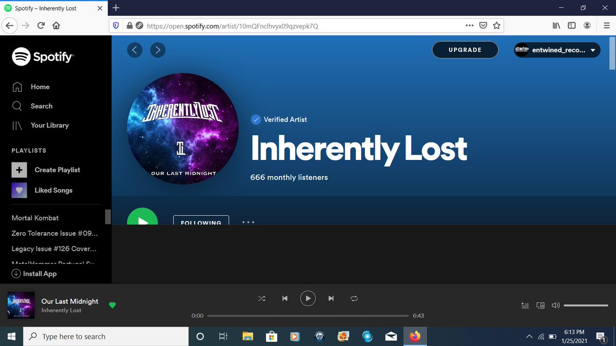 MMEntwined's tweet image. Mark of the Beast!@InherentlyLost  😀😈🤘☠️#inherentlylost #markofthebeast #spotifymetal #spotify #spotifyplaylist #666