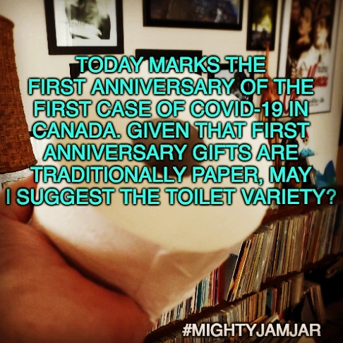 First Covidversary gift idea.
#fuckcovid19 #mightyjamjar