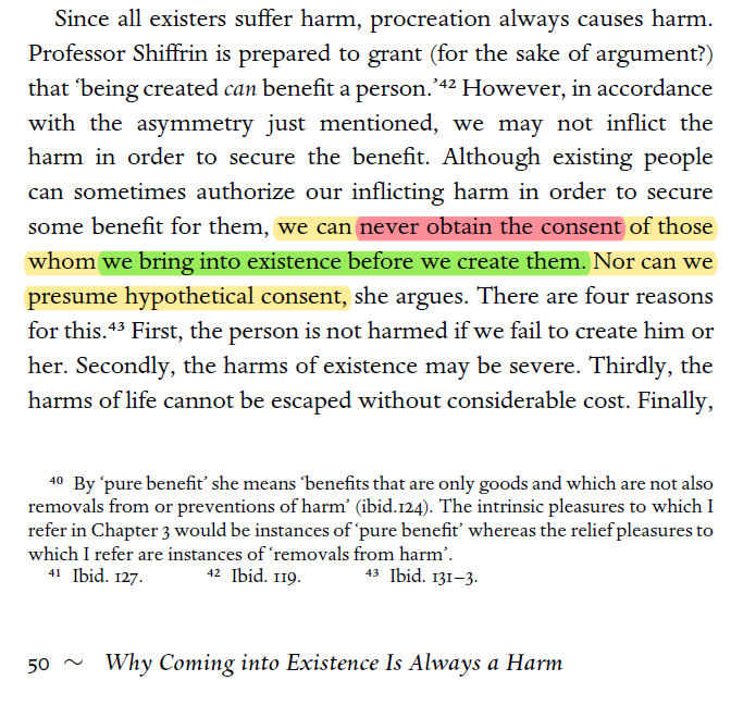 #2 also contradicts atheism.The logical end conclusion of basing morality on consent is anti-natalism, summarized as: "life is the ultimate evil since nobody consents to being born".So here atheism will cause the extinction of the human race.Source:  https://oxford.universitypressscholarship.com/view/10.1093/acprof:oso/9780199296422.001.0001/acprof-9780199296422