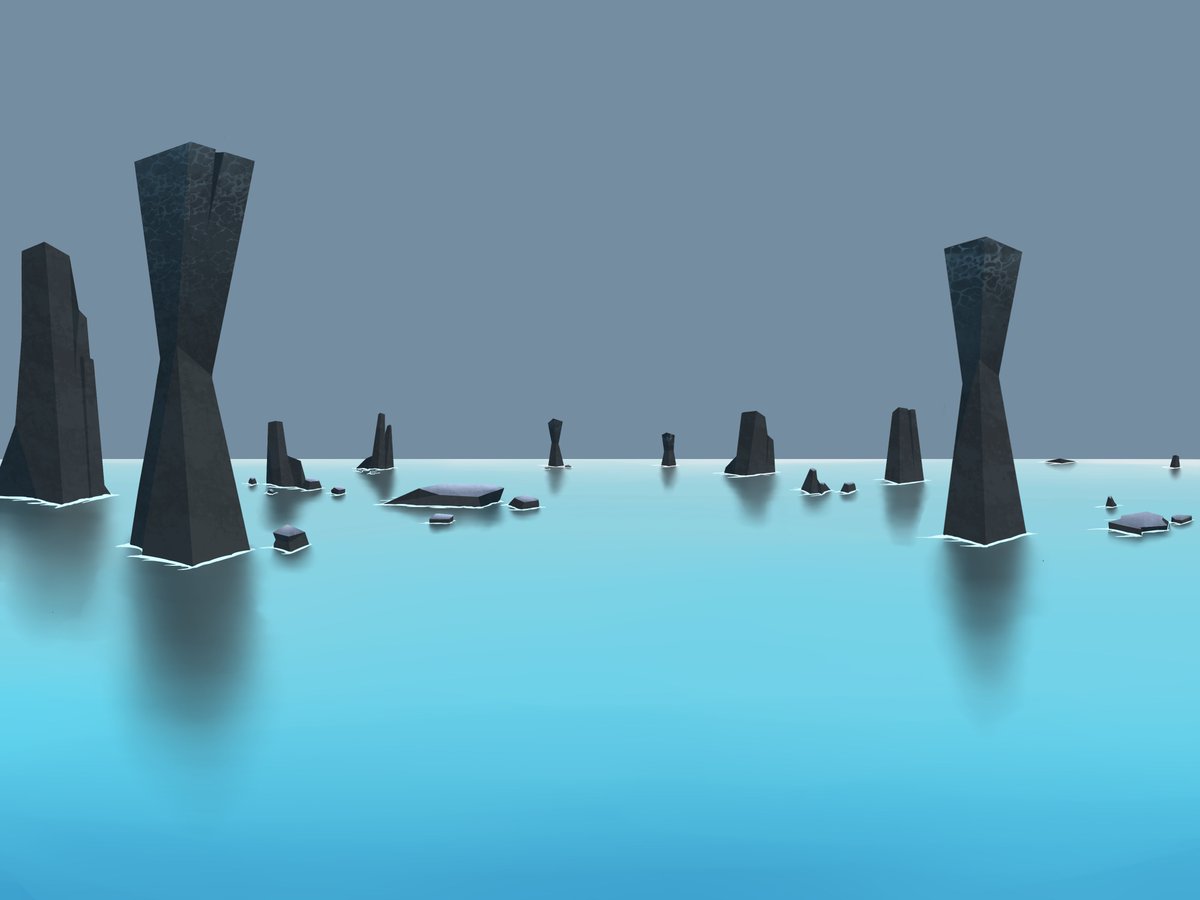 Next came a passion project for Luis. A hand-drawn animated Death Battle for Samurai Jack. He pushed himself to direct and animate this fight, it turned out amazing and boosted his career.I helped make the backgrounds, see this concept from when the fight was set in the desert.