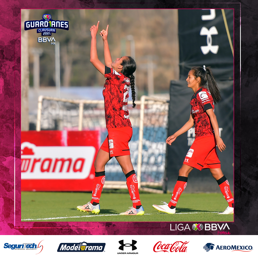 ¡Jugadón y gool!
@CaroMiranda_29 eligió un gran momento para reencontrarse con el gol. En la recta final del duelo ante Gallos la "29" de @TolucaFemenil 😈ya adelantó a su equipo.
Miranda no marcaba desde la Jornada 12 del Torneo #Guard1anes2020 frente a Cruz Azul. https://t.co/5gyT9msqy2