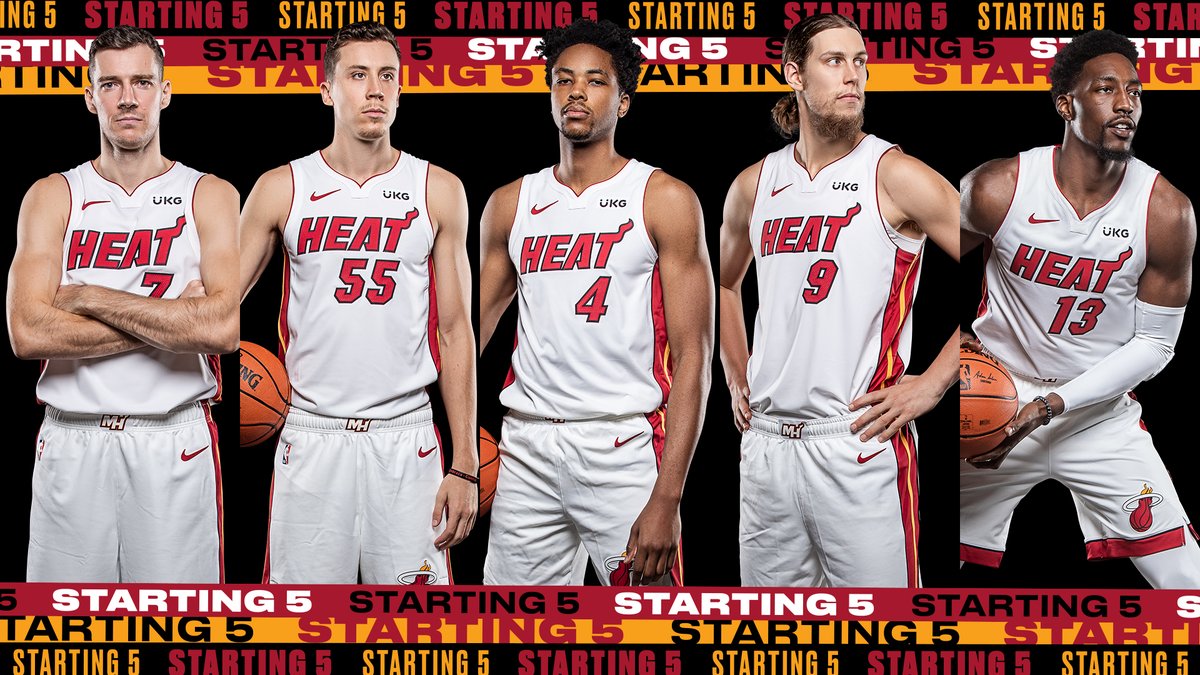 MiamiHEAT's tweet photo. The crew is ready.

#HEATFirstFive https://t.co/peCyox9KcB