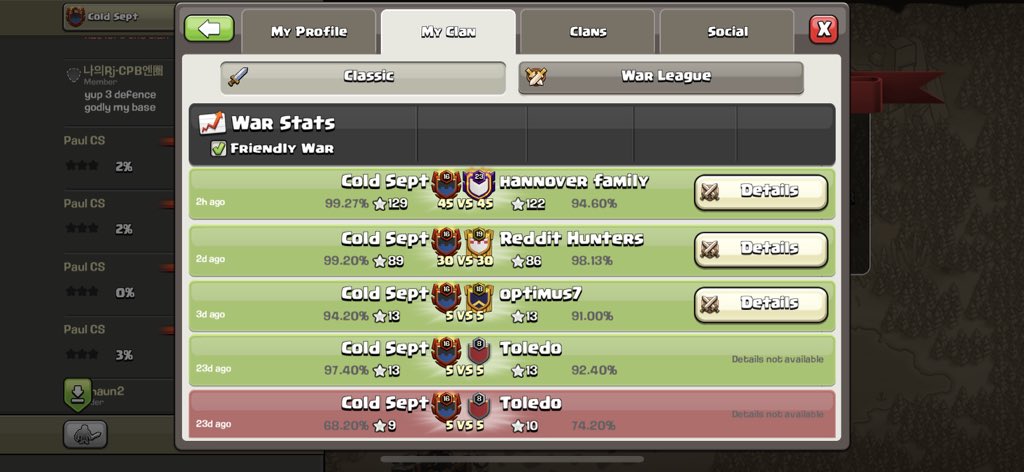 Couple of nice wars last few days to get ready for the upcoming mlcw season ❄️